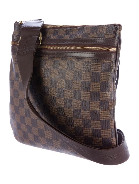 louis vuitton crossbody black brown checker|louis vuitton crossbody checkered.